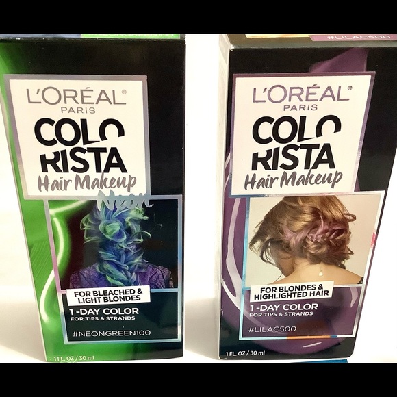 💚5/$15 NEW Set of 2 Colorista Hair Makeup💚 - Picture 2 of 3